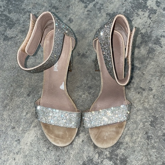 Jeffrey Campbell Kassidy Heels Sparkle Crystals Silver Party Glam NYE Sz 7 - Picture 5 of 15